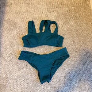 Xhilaration Dark Teal Bikini Set